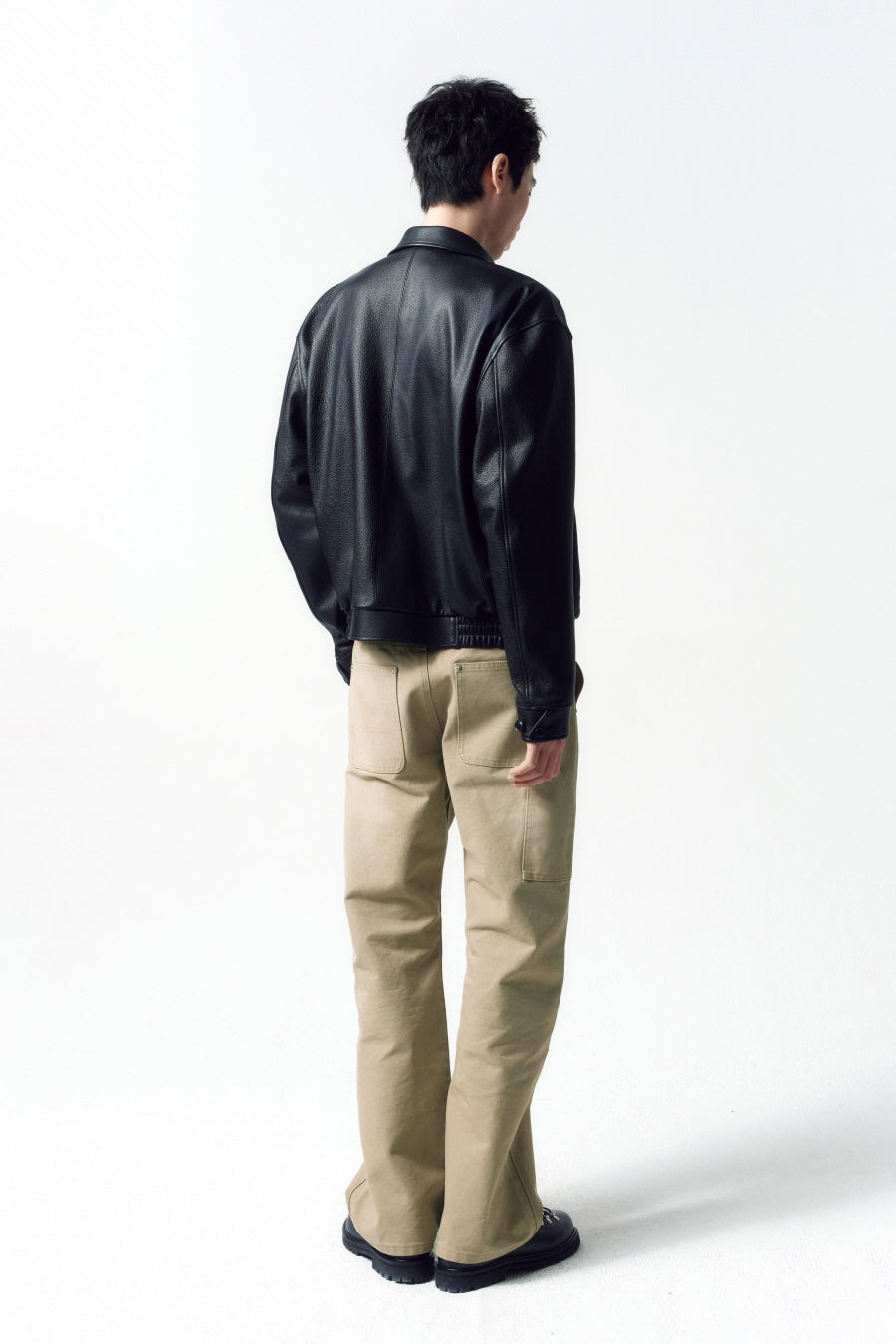 Insilence - Hard Duck Vintage Work Pants (Beige) product image 6 | TRAB K-Fashion Australia