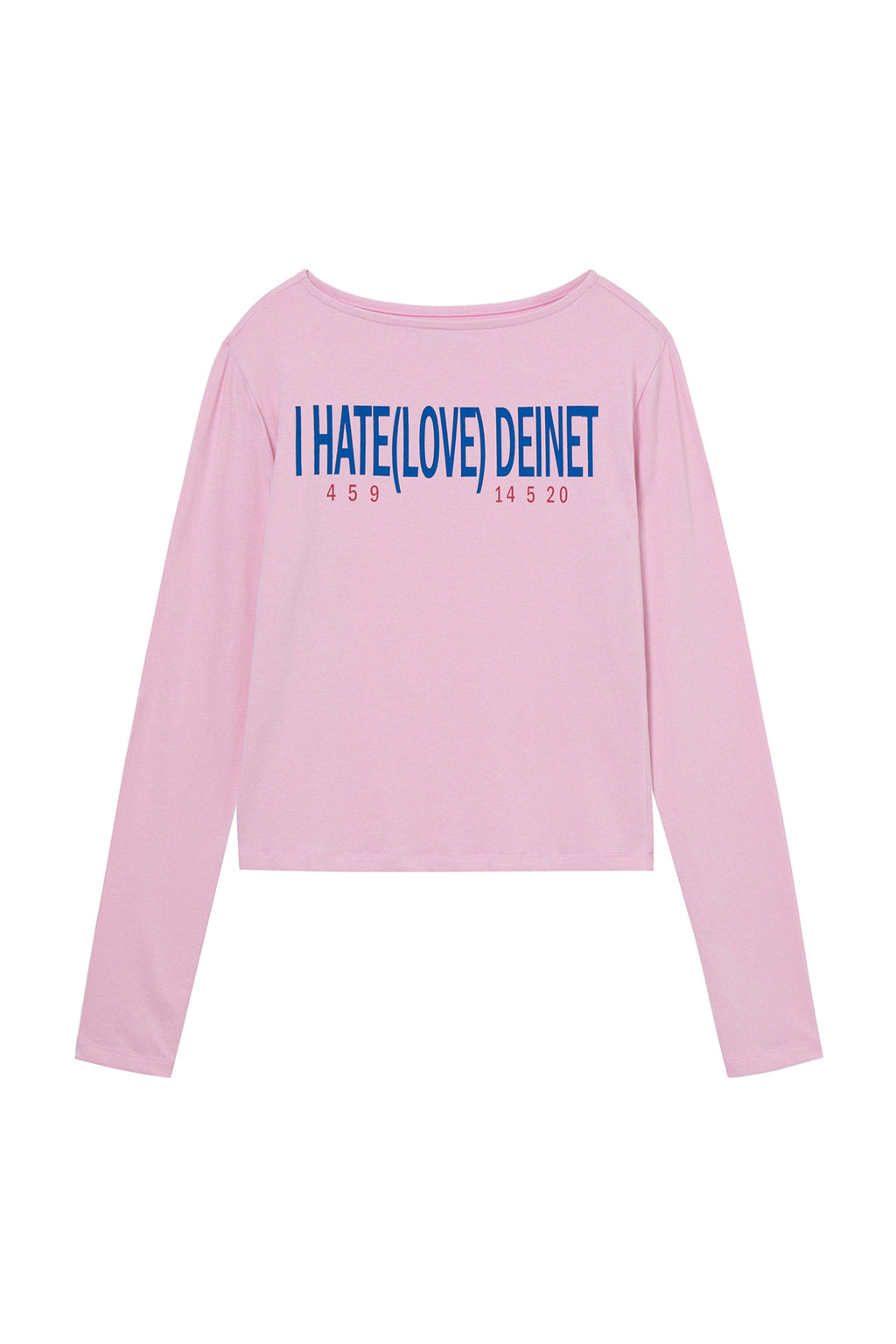 Deinet - I Hate Long Sleeve (Pink) product image 1 | TRAB K-Fashion Australia