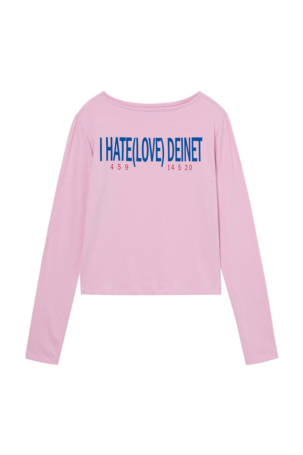 Deinet - I Hate Long Sleeve (Pink) product image 1 | TRAB K-Fashion Australia