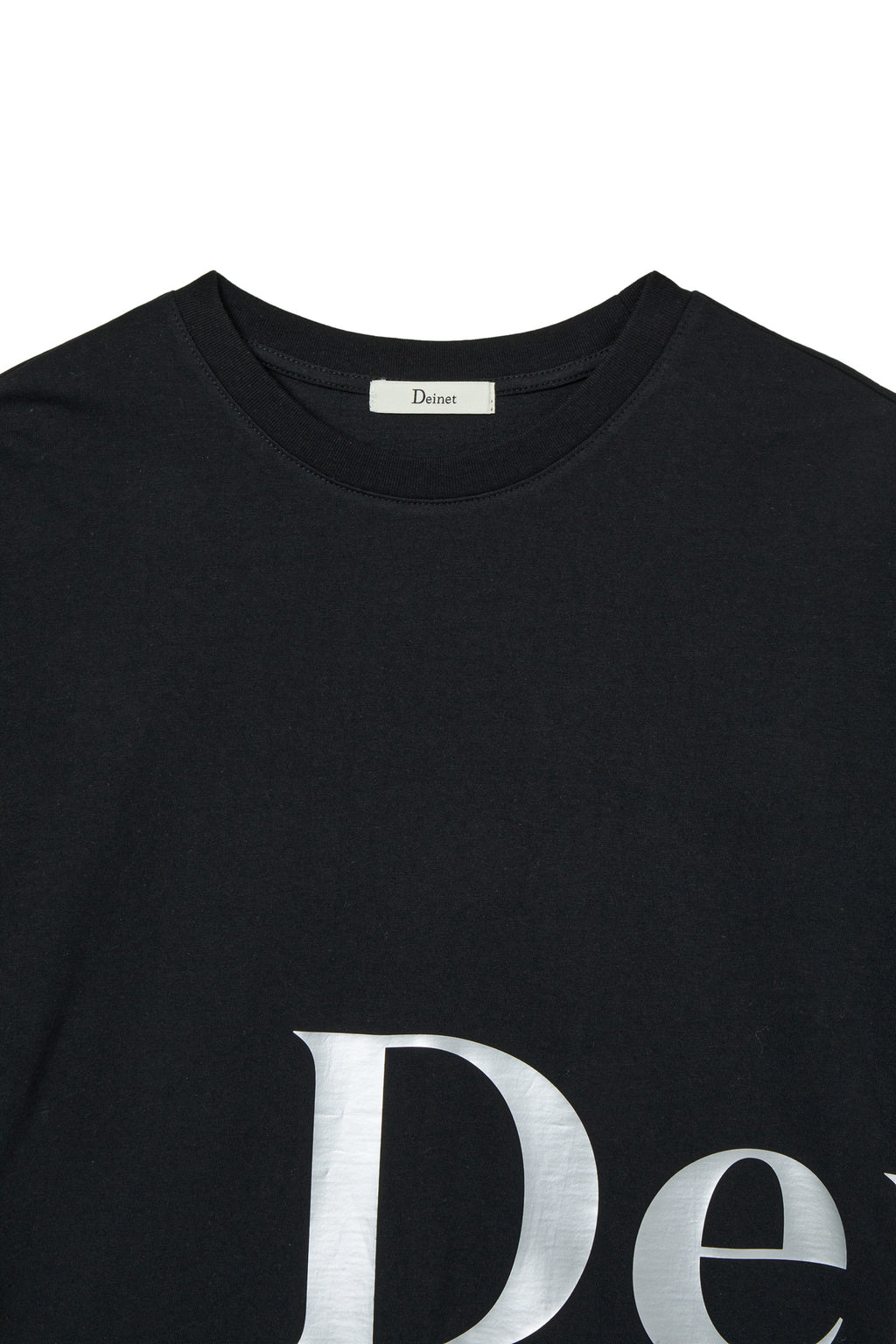 Deinet - Silver Logo T-Shirt (Black) product image 3 | TRAB K-Fashion Australia