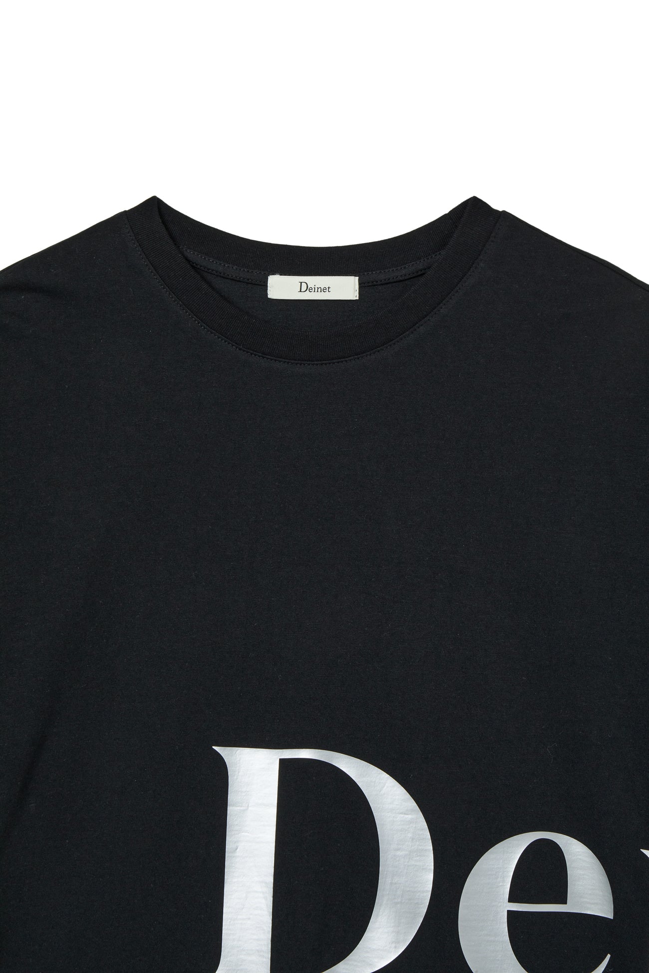 Deinet - Silver Logo T-Shirt (Black) product image 3 | TRAB K-Fashion Australia