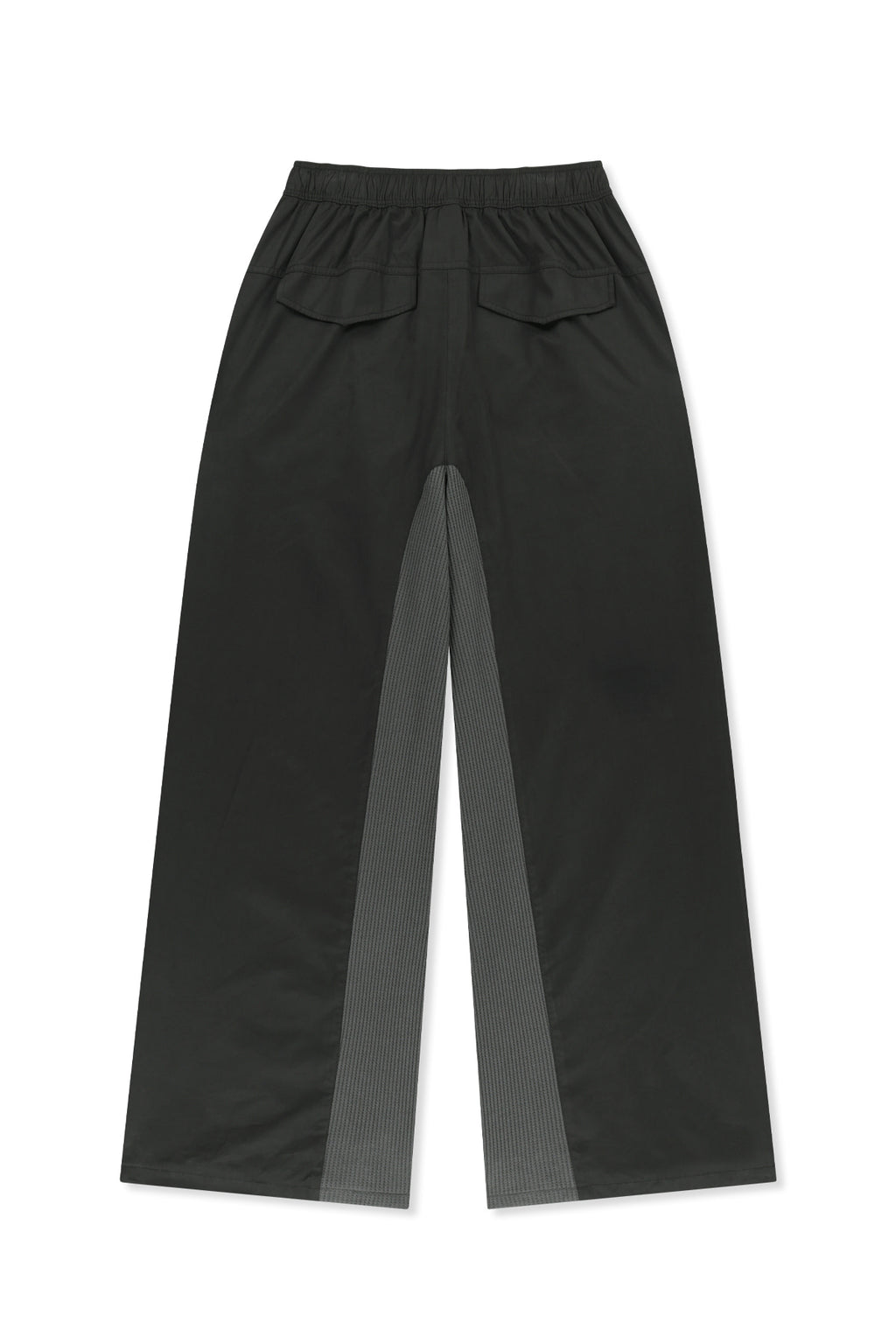 Matin Kim - Waffle Color Block Track Pants (Black) product image 3 | TRAB K-Fashion Australia