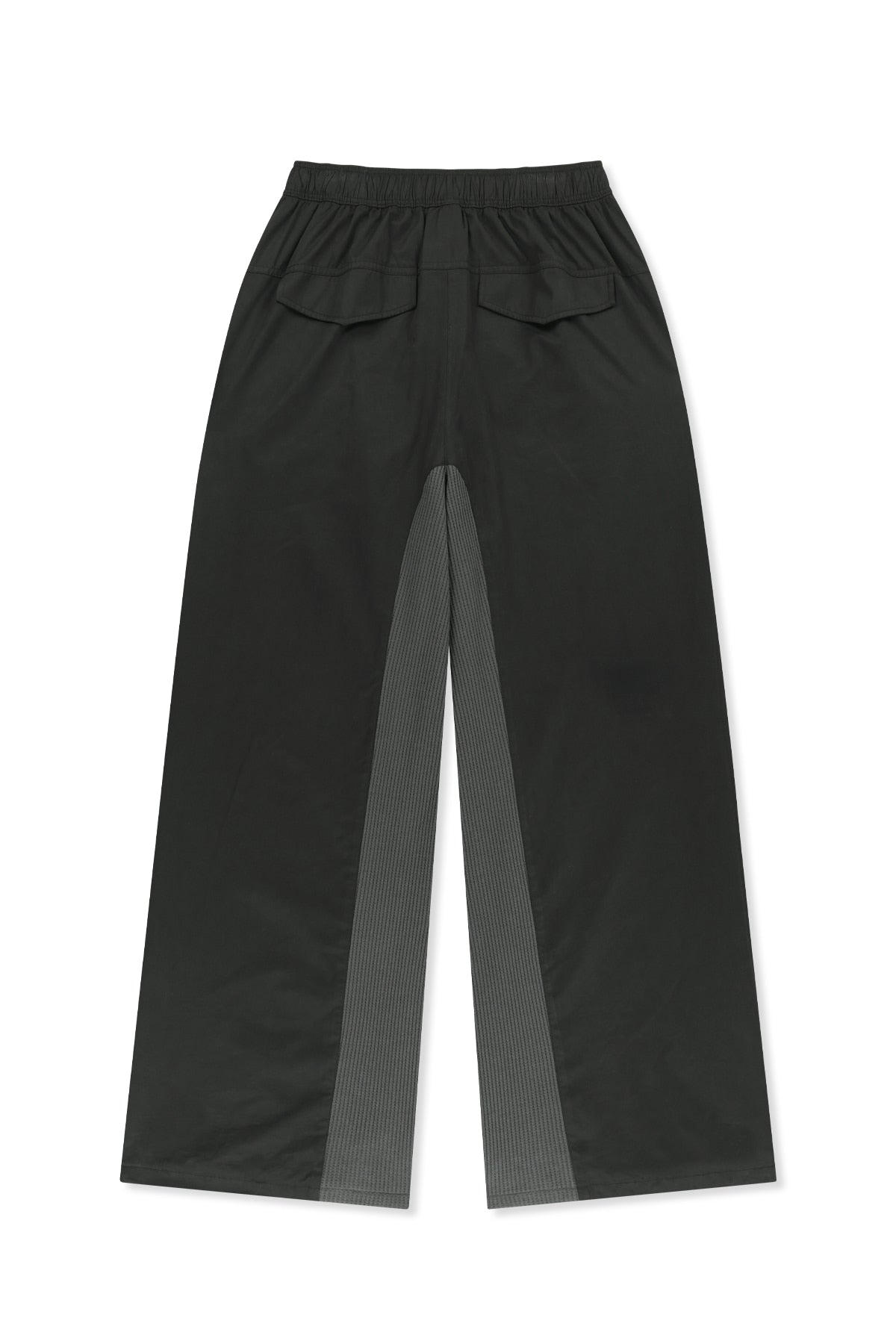 Matin Kim - Waffle Color Block Track Pants (Black) product image 3 | TRAB K-Fashion Australia