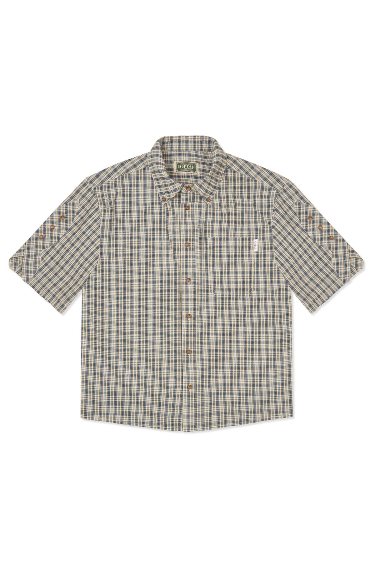 Ioedle - Rocket Slit Short Sleeve Shirt (Blue) product image 3 | TRAB K-Fashion Australia