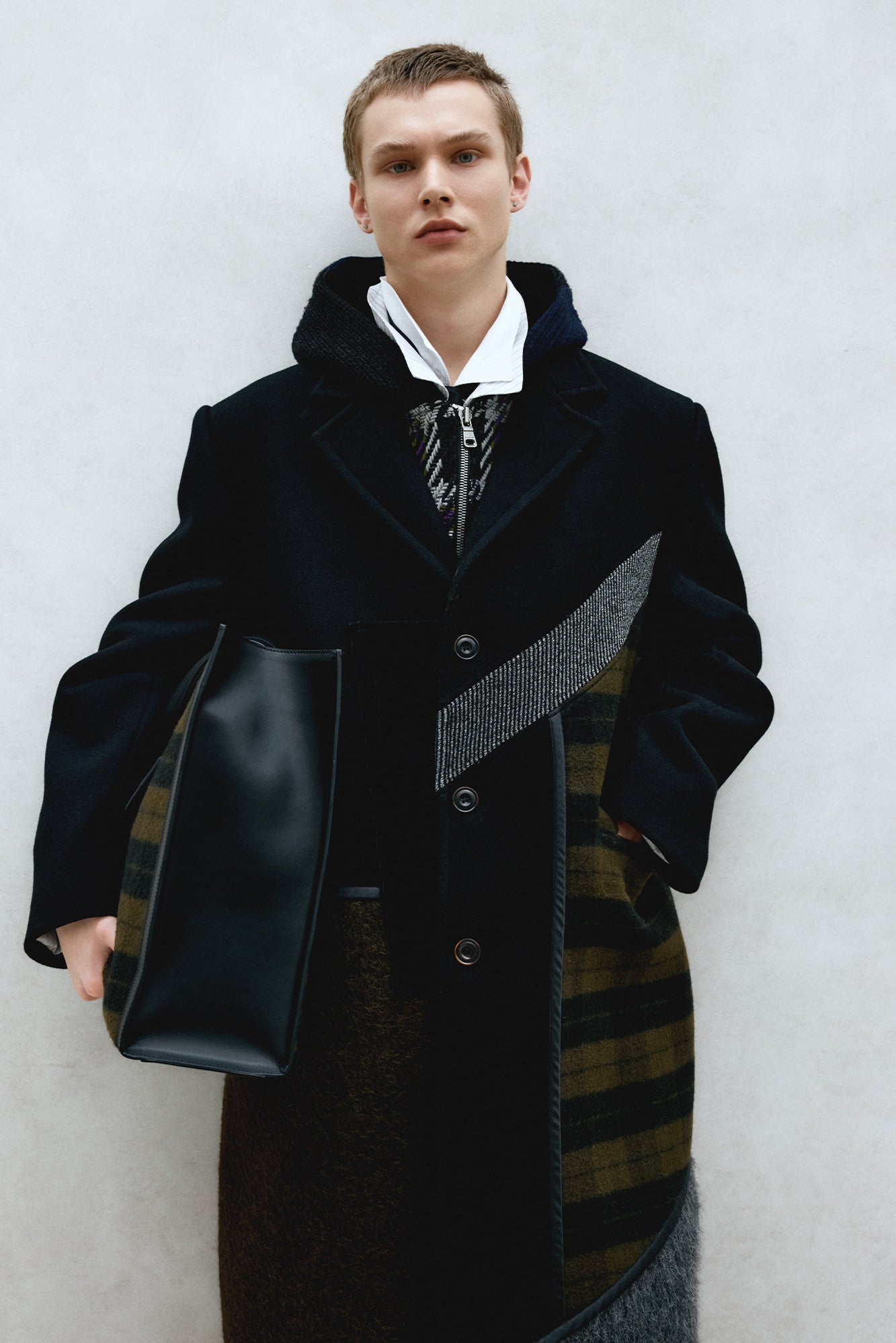 Andersson Bell - Patchwork Wool Coat (Multi) product image 3 | TRAB K-Fashion Australia