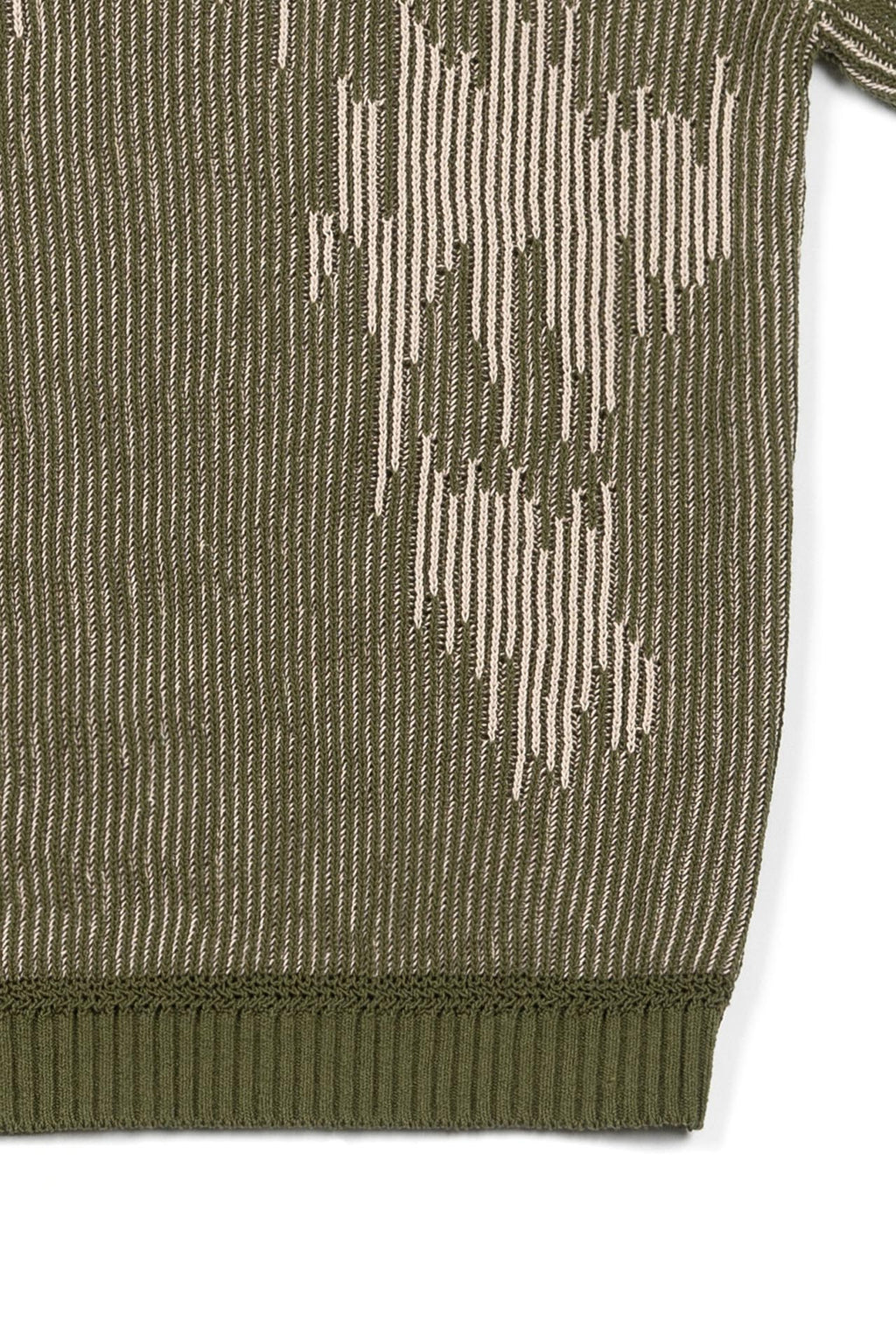 Ioedle - Artificial Meteor Shower Collared Short Sleeve Knit (Khaki) product image 6 | TRAB K-Fashion Australia