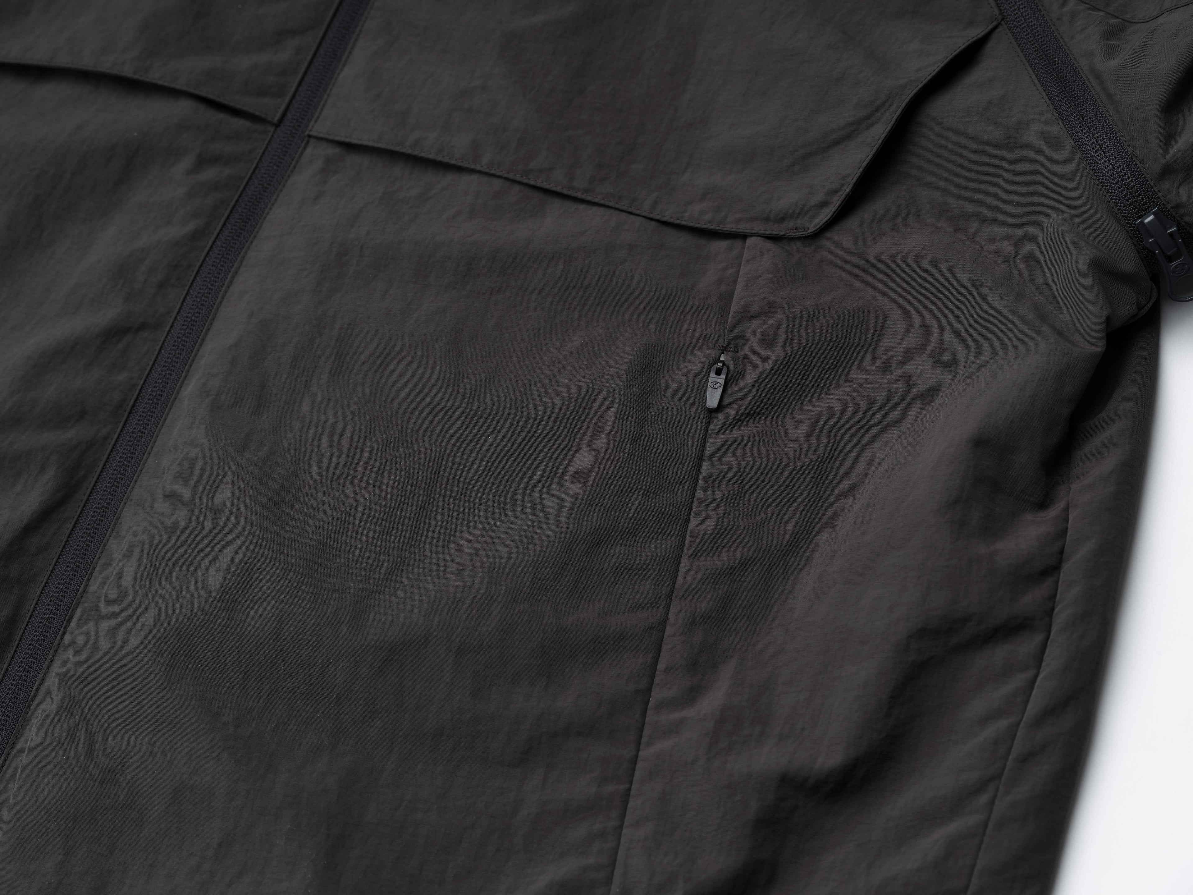 San San Gear - Slash Zipper Jacket (Brown) product image 7 | TRAB K-Fashion Australia
