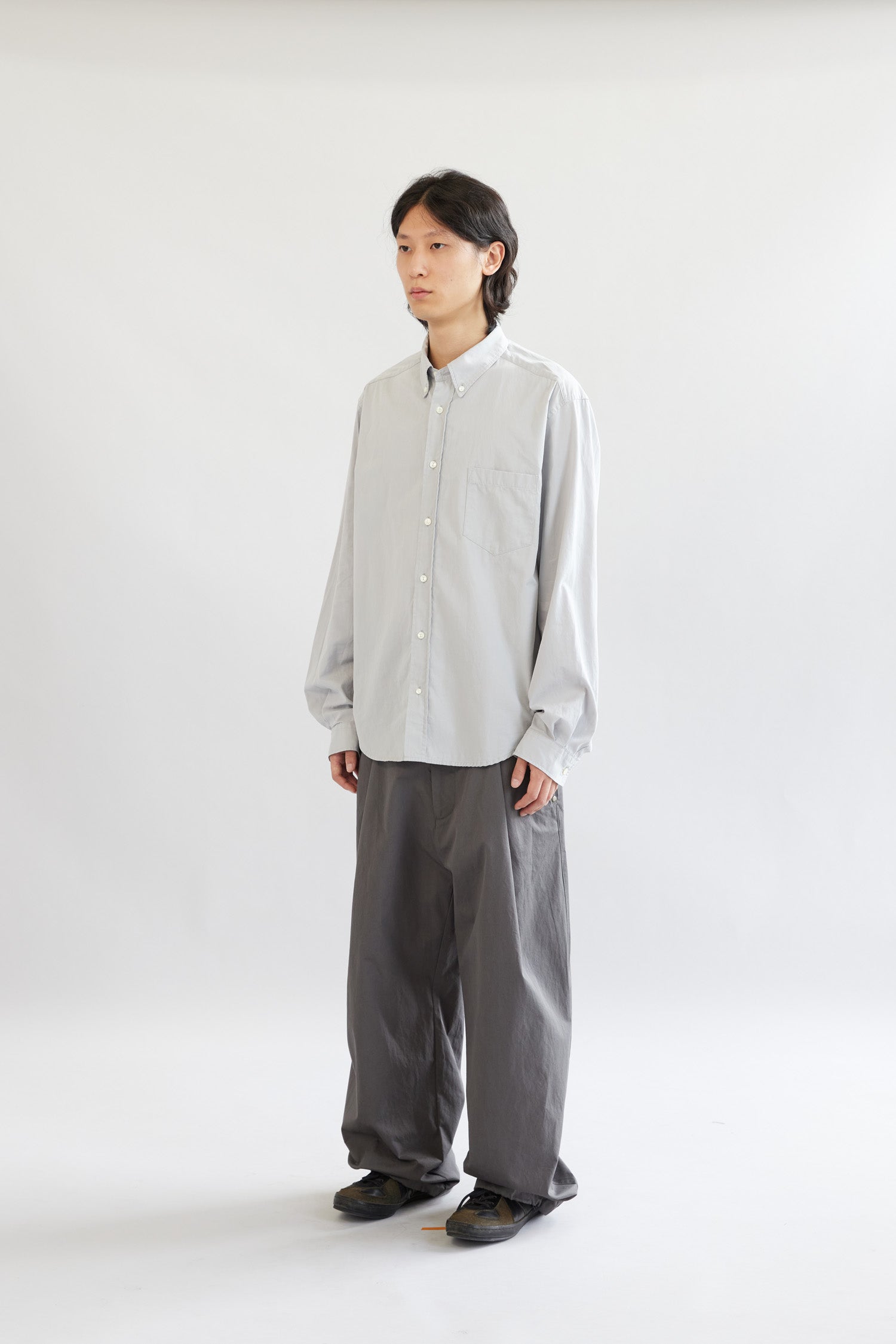 Hatchingroom - Out Button Shirt (Silver) product image 5 | TRAB K-Fashion Australia