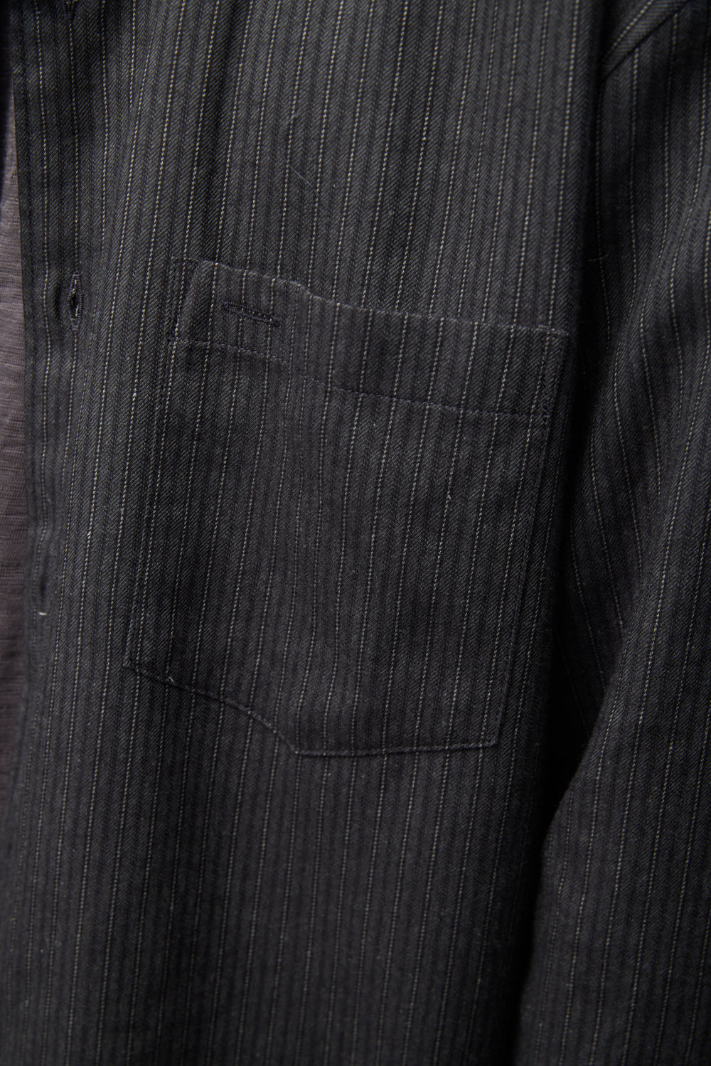 Hatchingroom - Shirring Shirt Vintage Stripe (Charcoal) product image 14 | TRAB K-Fashion Australia