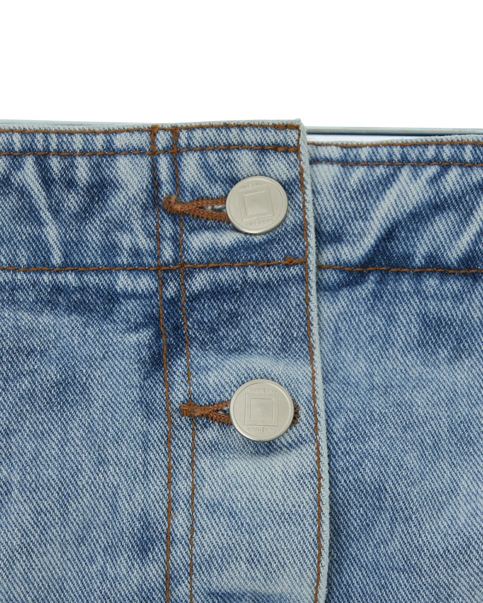 Kimhe Kim - Bandeau Denim Mini Dress (Sky Blue) product image 8 | TRAB K-Fashion Australia