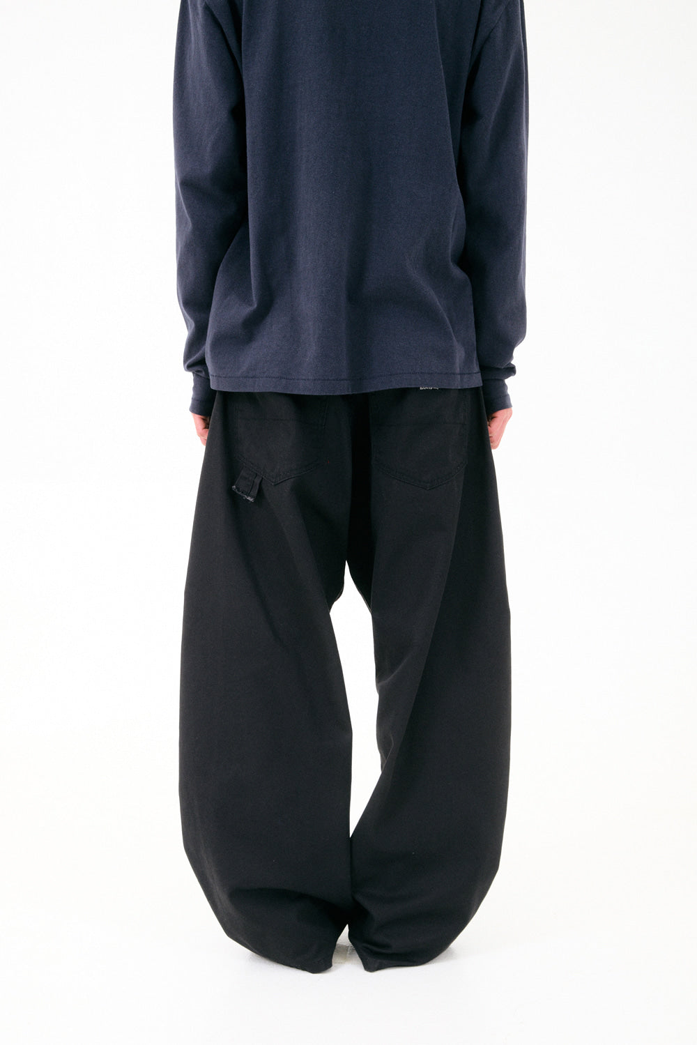 Hatchingroom - Wide Curve Carpenter Pants (Black) product image 12 | TRAB K-Fashion Australia