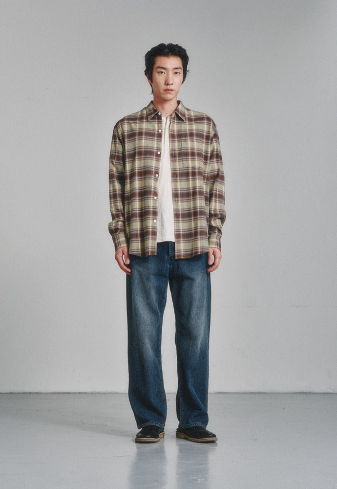 Art if acts - Sashiko 5P Pants_Japanese Fabric (Vintage Indigo) product image 1 | TRAB K-Fashion Australia