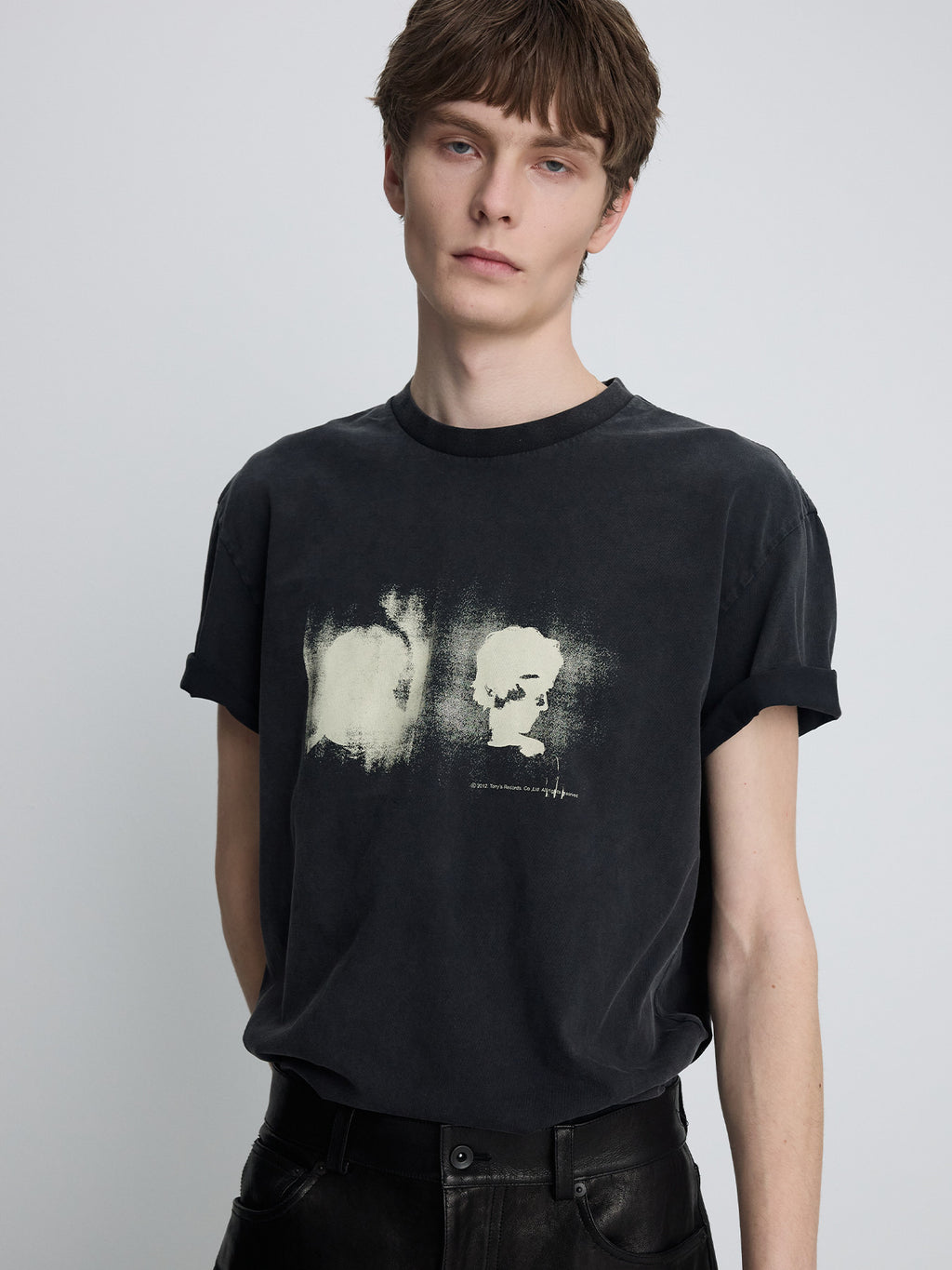 Tonywack - Garment Dyed Profiled T-Shirt (Faded Black) product image 6 | TRAB K-Fashion Australia
