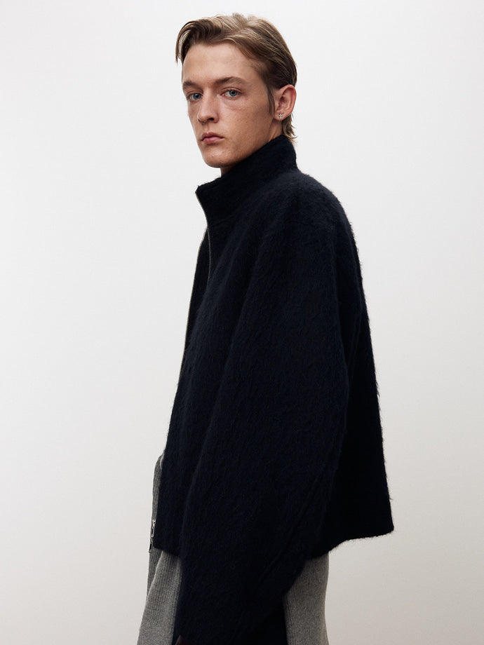 Tonywack - Wool Alpaca Zippered Jacket (Navy) product image 7 | TRAB K-Fashion Australia