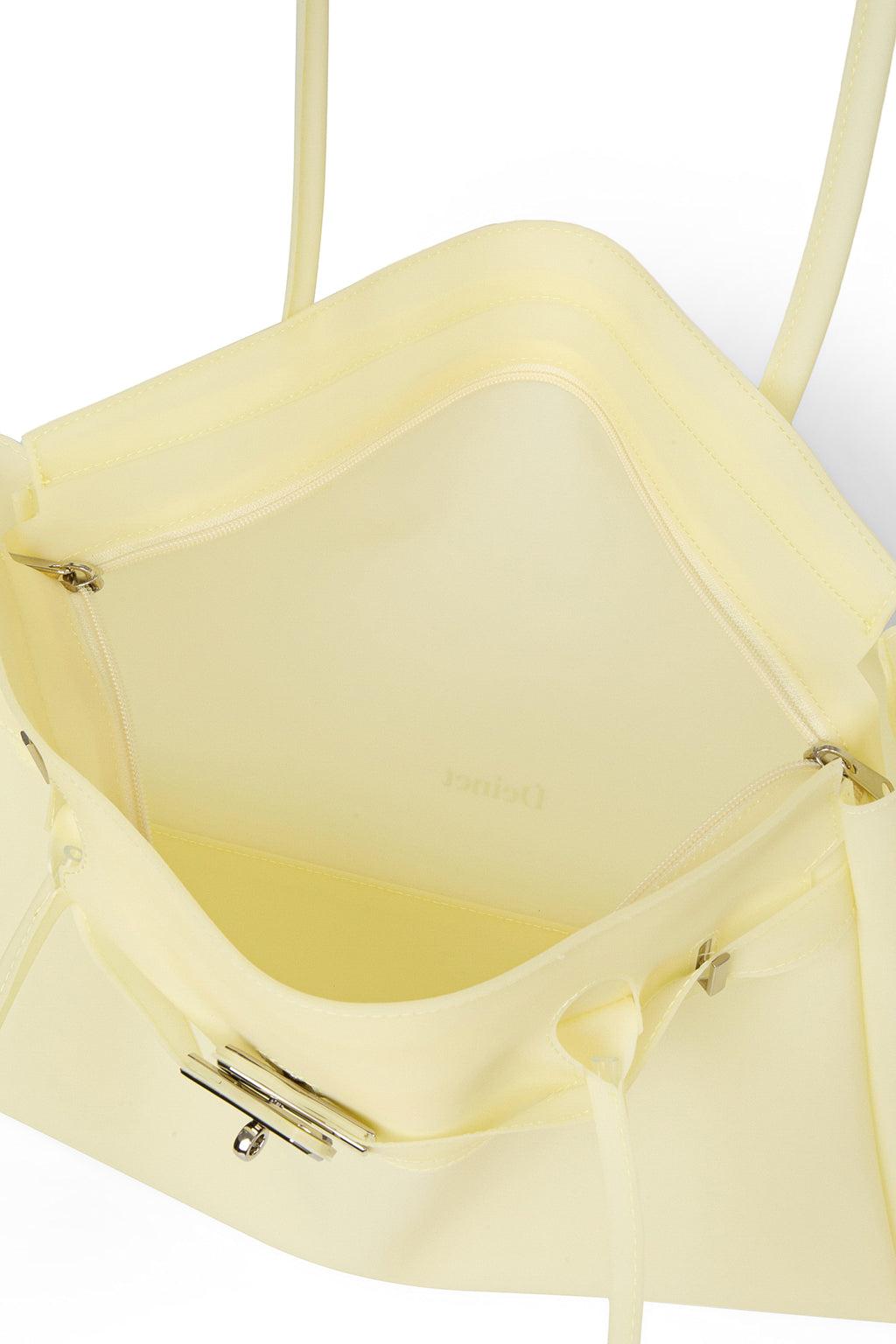 Deinet - [free Card Wallet] Jelly Two-Way Big Bag In Butter product image 10 | TRAB K-Fashion Australia