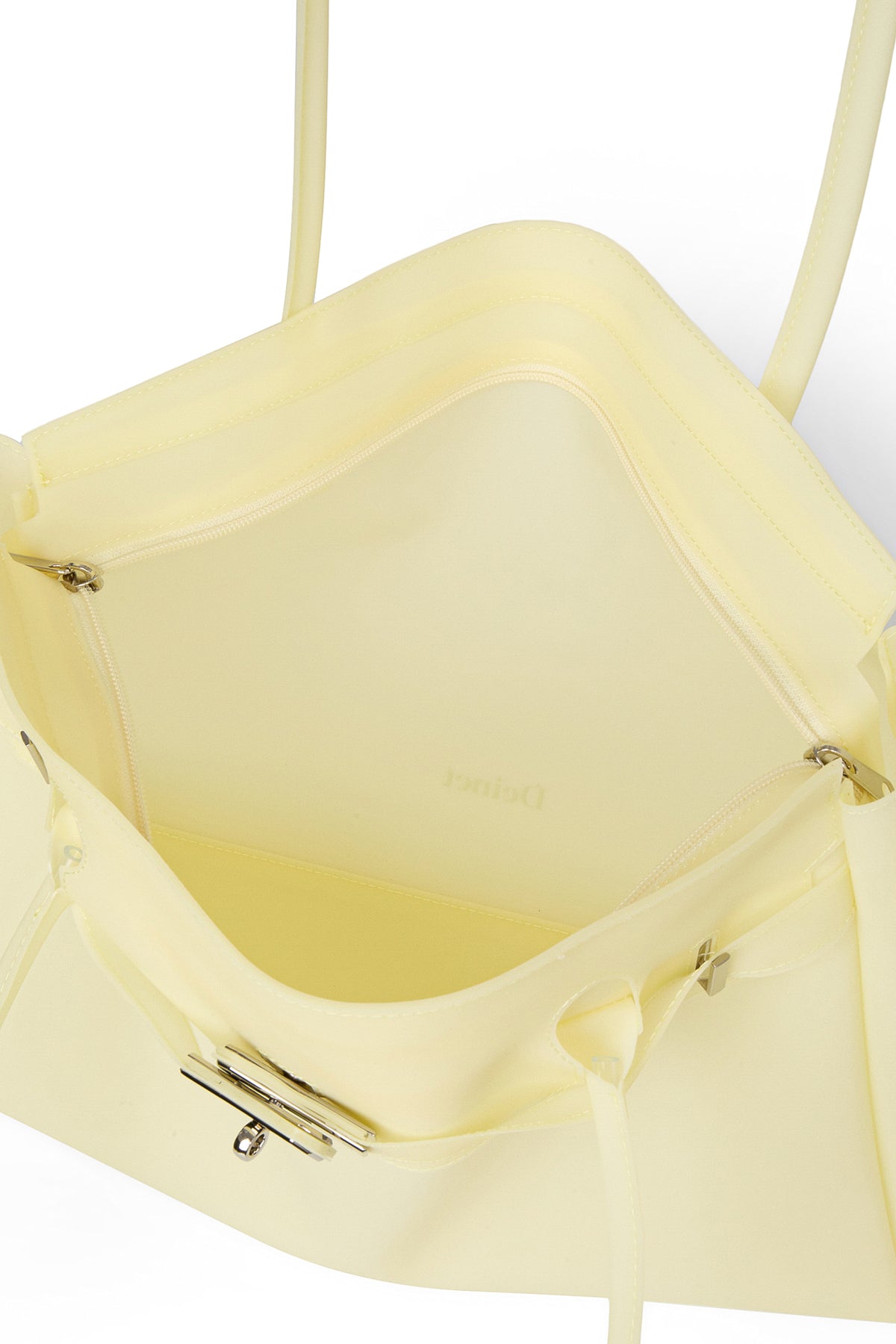 Deinet - [free Card Wallet] Jelly Two-Way Big Bag In Butter product image 10 | TRAB K-Fashion Australia