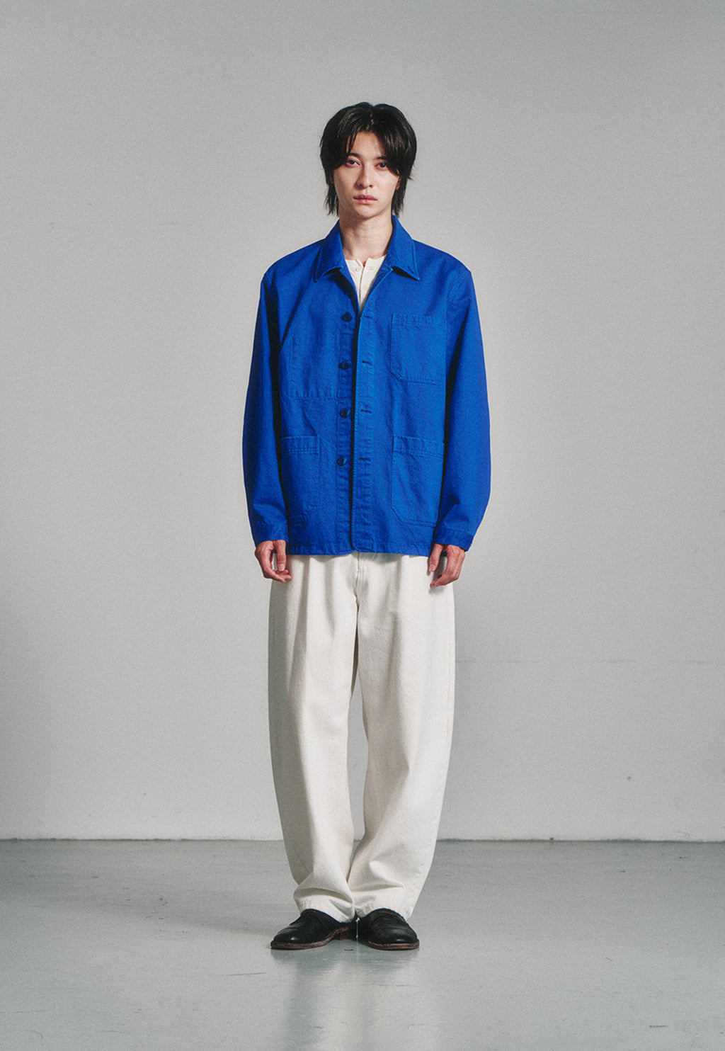 Art if acts - French Work Jacket (Vintage Blue) product image 2 | TRAB K-Fashion Australia