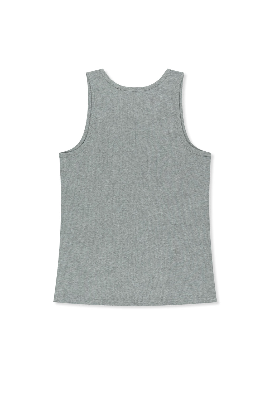 Matin Kim - Sleeveless Henley Top (Grey) product image 3 | TRAB K-Fashion Australia