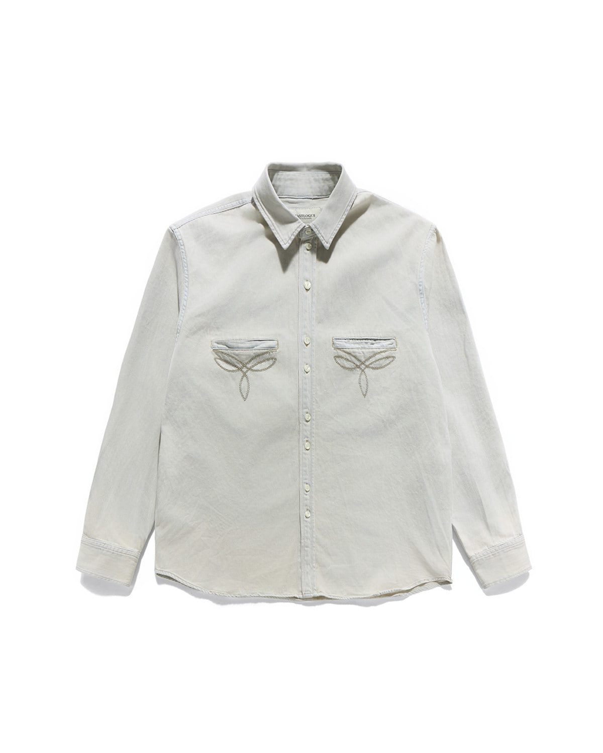 Eastlogue - Antique Country Shirts (oversized) (Light Indigo) product image 5 | TRAB K-Fashion Australia