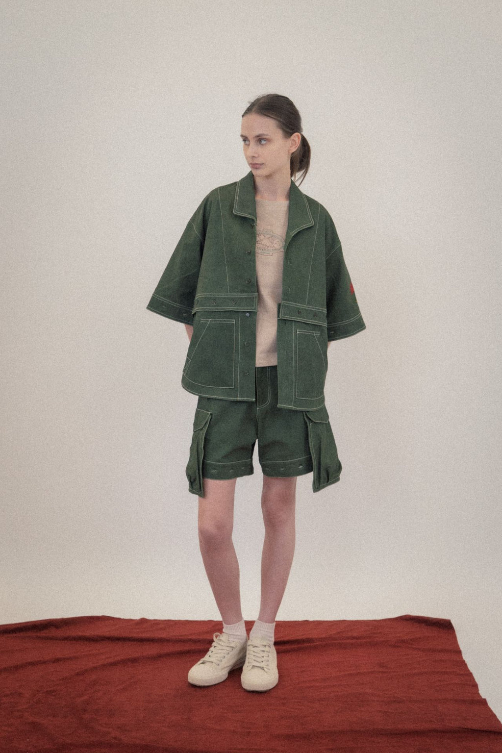 Ioedle - Assembled Jacket That Sparks Imagination (Green) product image 17 | TRAB K-Fashion Australia