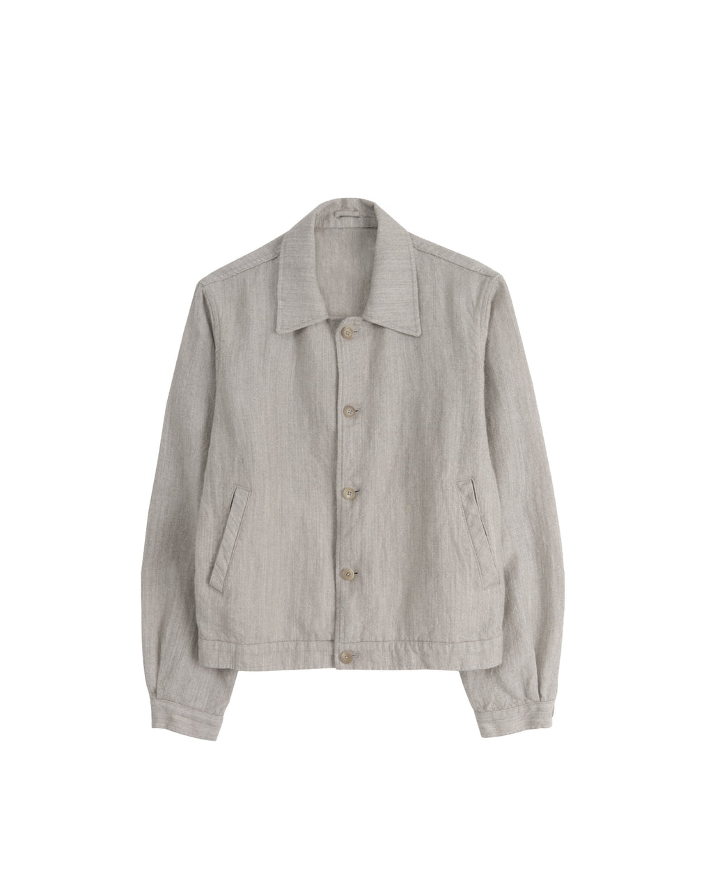 Brownyard - Boiled Wool Twill Jacket (Stone) product image 5 | TRAB K-Fashion Australia