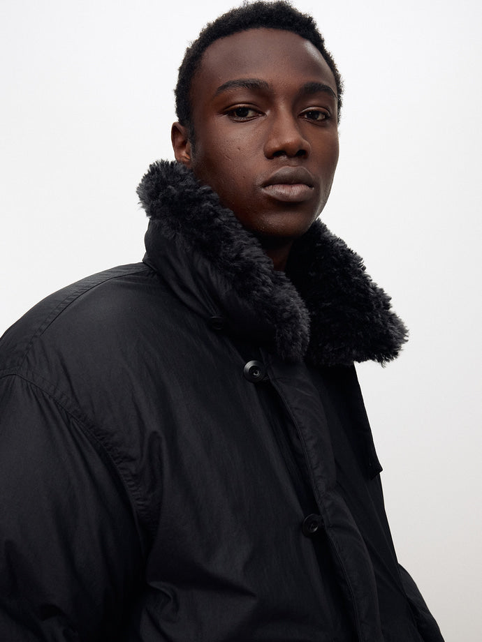 Tonywack - Shearling Collar Puffer Blouson (Black) product image 9 | TRAB K-Fashion Australia