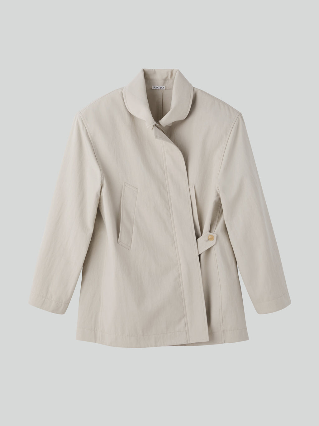 Recto - Detachable Pad Hunting Coat (Ecru) product image 6 | TRAB K-Fashion Australia