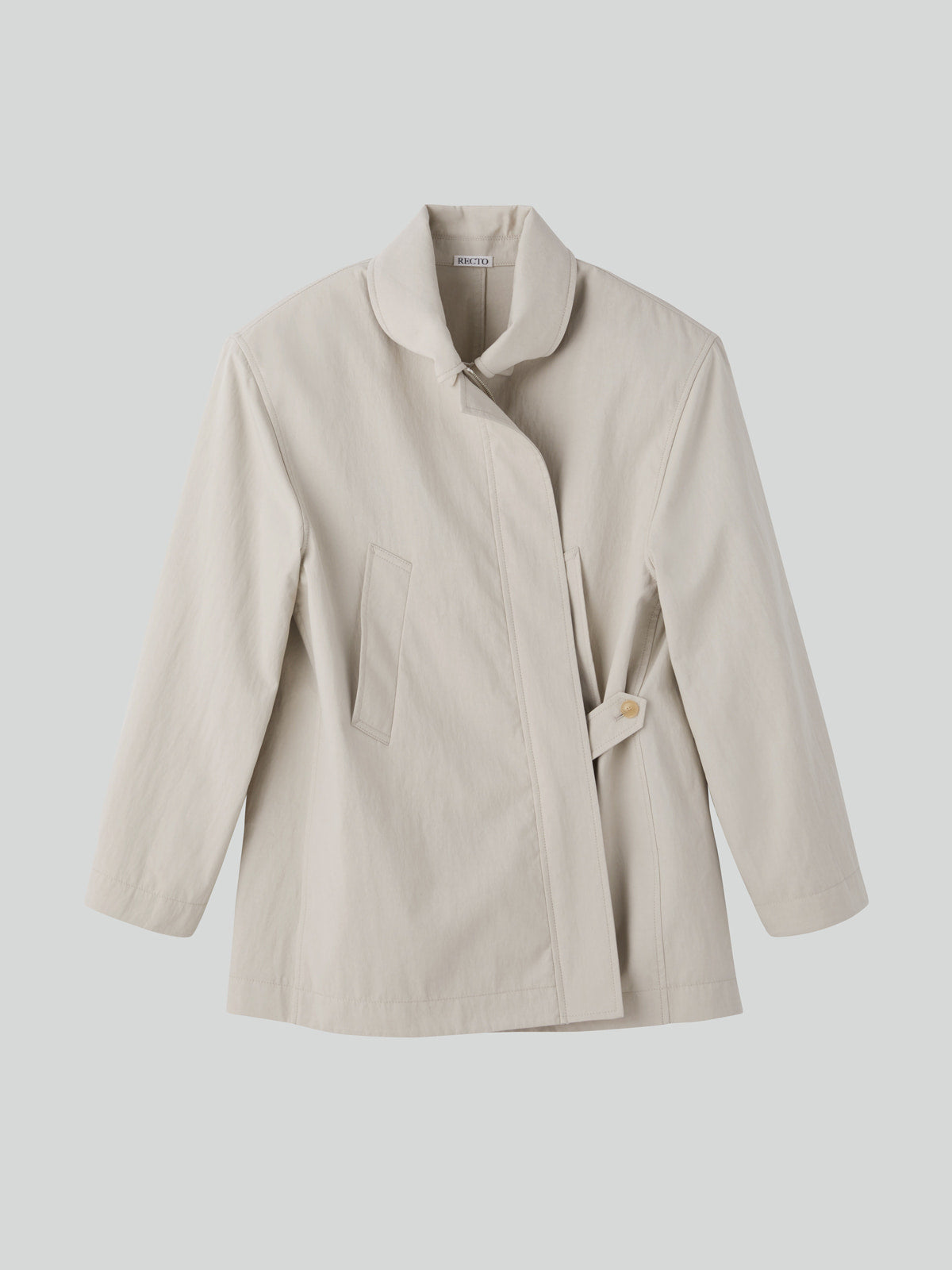 Recto - Detachable Pad Hunting Coat (Ecru) product image 6 | TRAB K-Fashion Australia