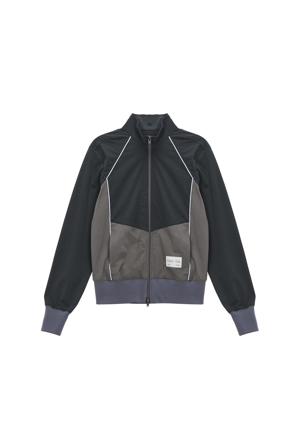 Matin Kim - Piping Track Jumper (Dark Green) product image 1 | TRAB K-Fashion Australia