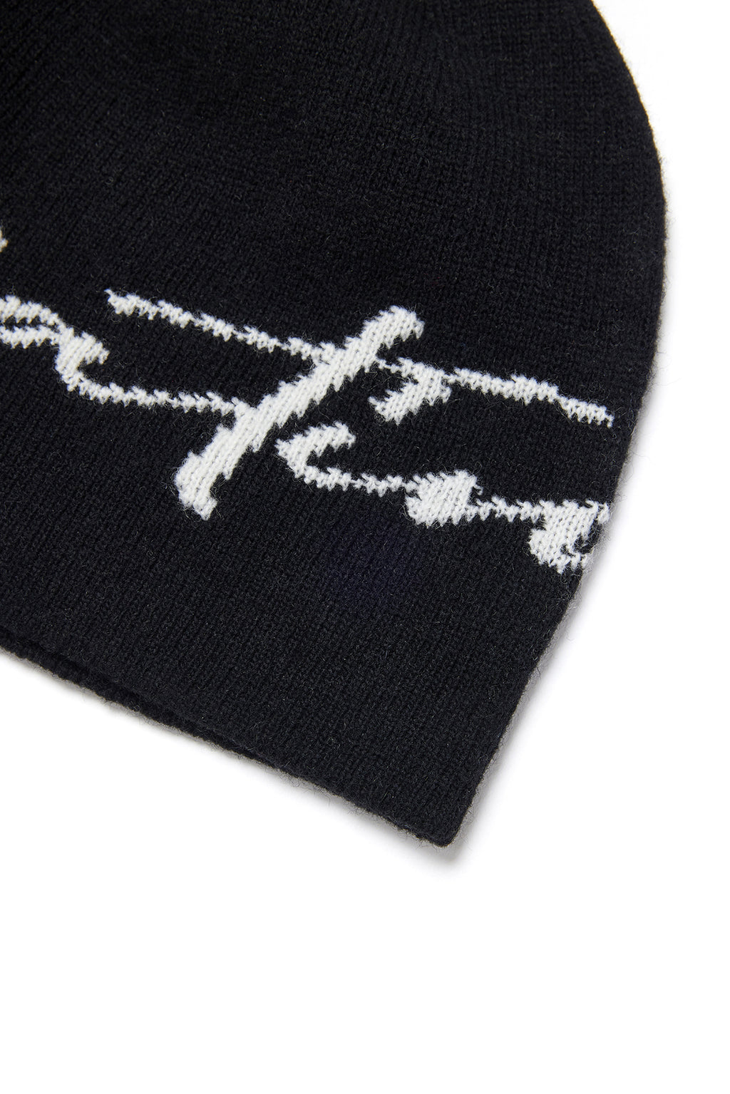 Matin Kim - Matin Logo Script Beanie (Black) product image 4 | TRAB K-Fashion Australia