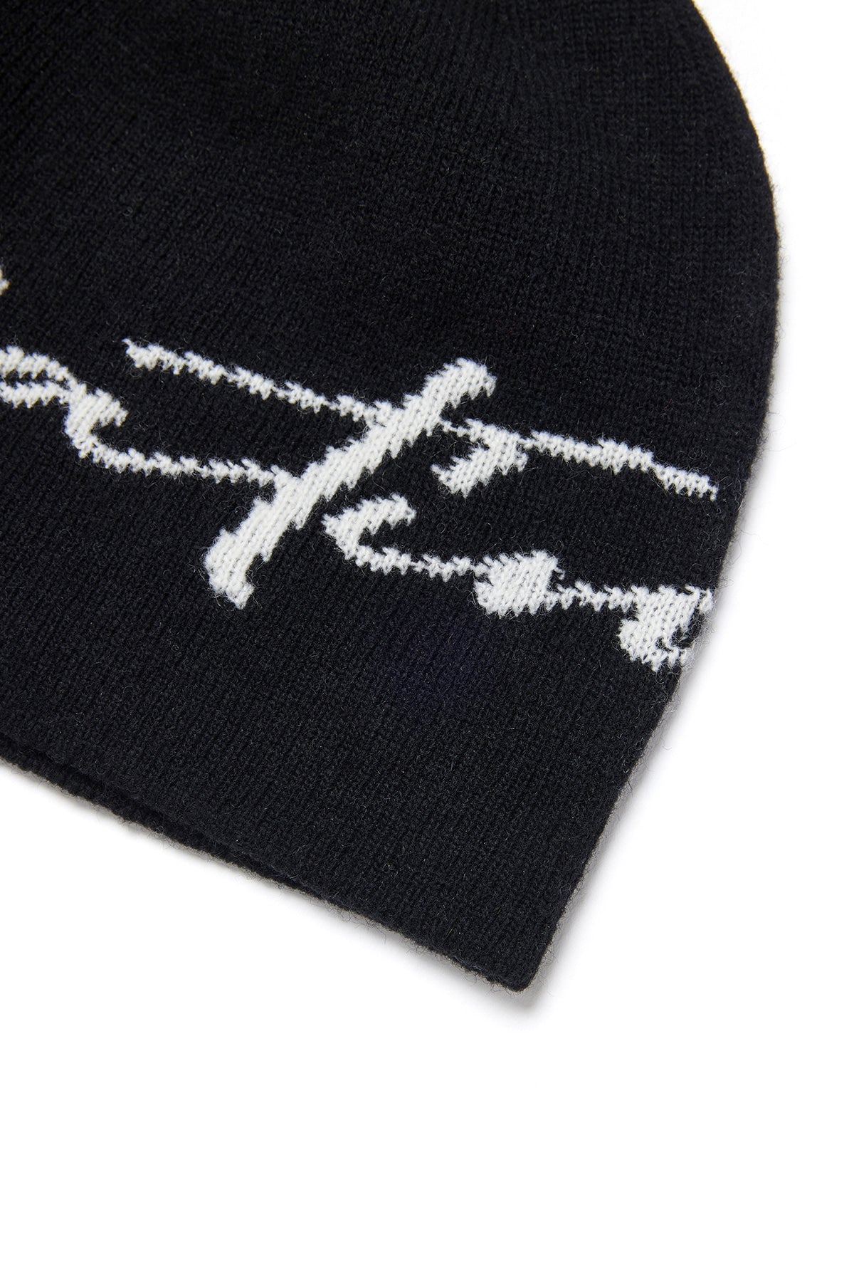 Matin Kim - Matin Logo Script Beanie (Black) product image 4 | TRAB K-Fashion Australia