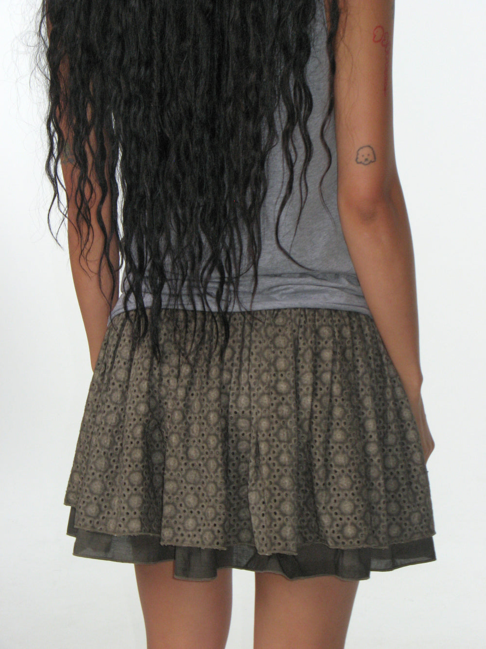 Coyseio - Flower Punching Skirt (Brown) product image 10 | TRAB K-Fashion Australia