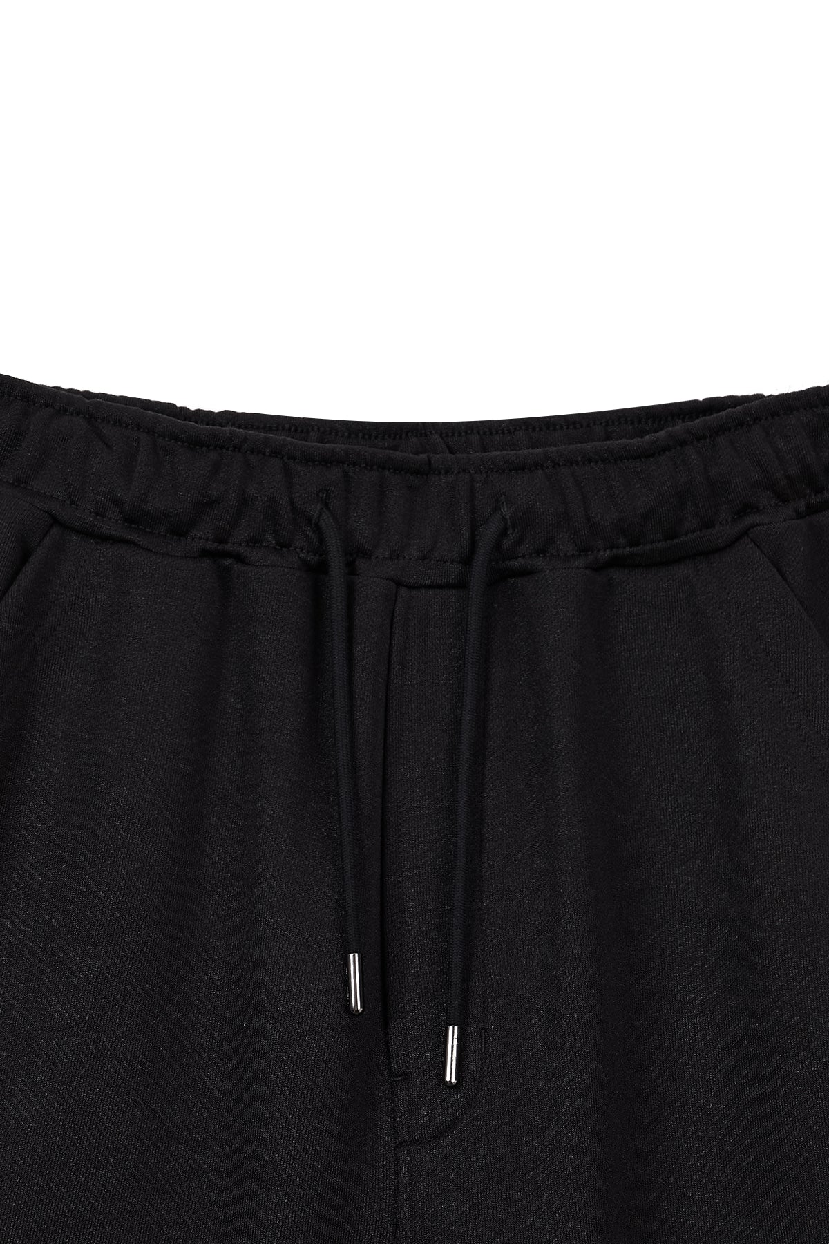 Matin Kim - Back Pocket Glitter Bermuda Sweatpants (Black) product image 4 | TRAB K-Fashion Australia