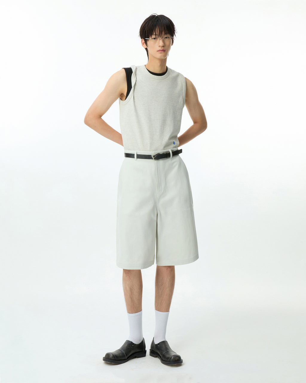 Ader Error - Sig; BL Tag sleeveless 01 (Oatmeal) product image 12 | TRAB K-Fashion Australia