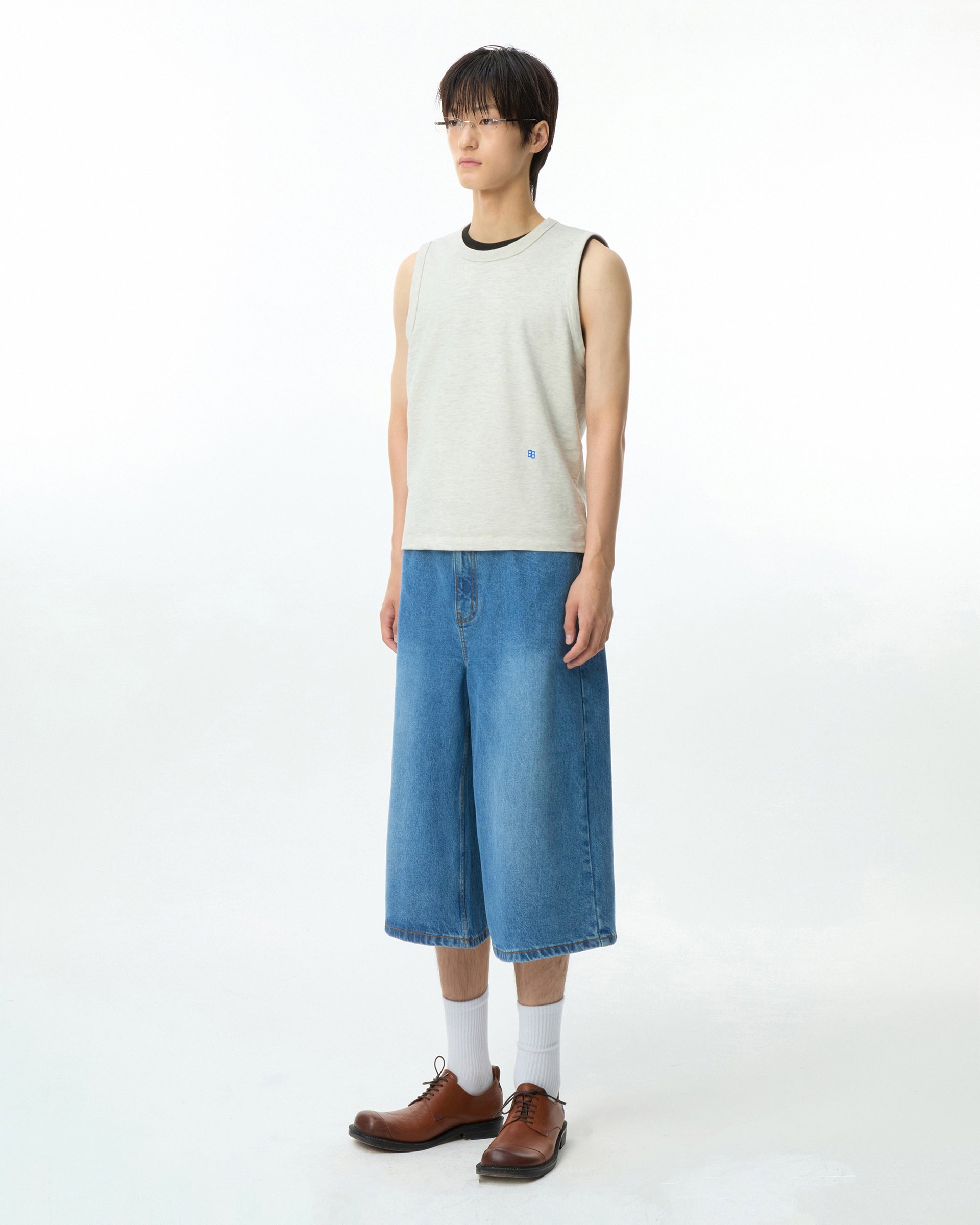 Ader Error - Sig; BL Tag sleeveless 01 (Oatmeal) product image 14 | TRAB K-Fashion Australia
