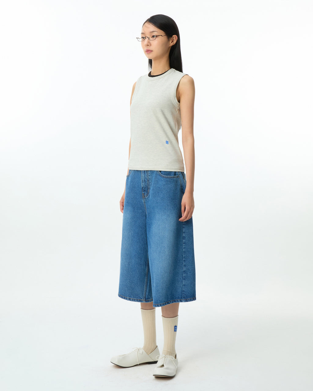 Ader Error - Sig; BL Tag sleeveless 01 (Oatmeal) product image 5 | TRAB K-Fashion Australia