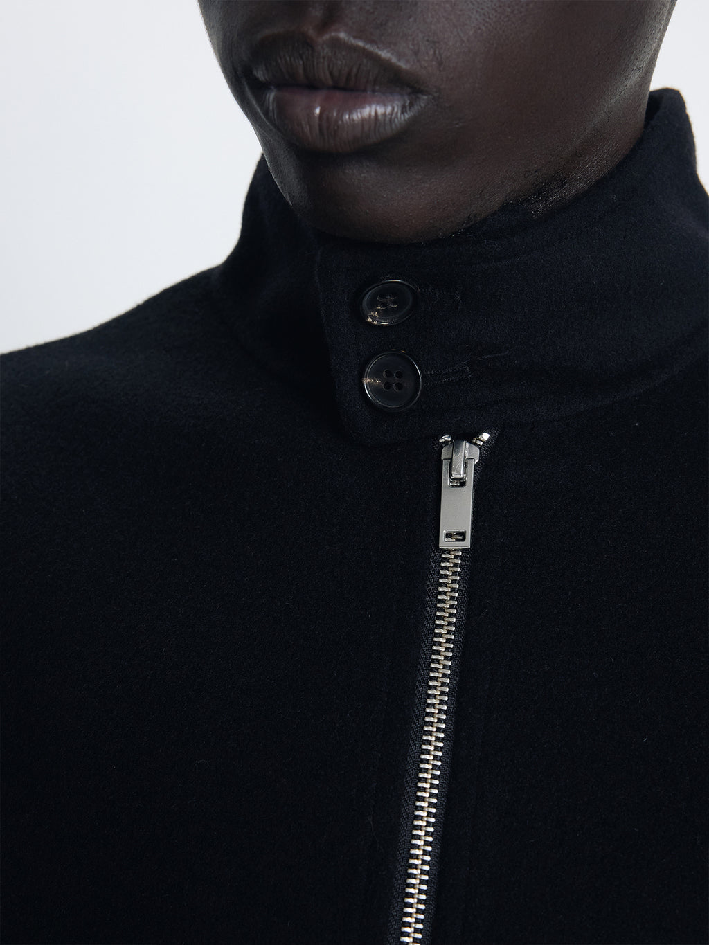 Tonywack - Wool And Cashmere Handmade Harrington (Black) product image 7 | TRAB K-Fashion Australia