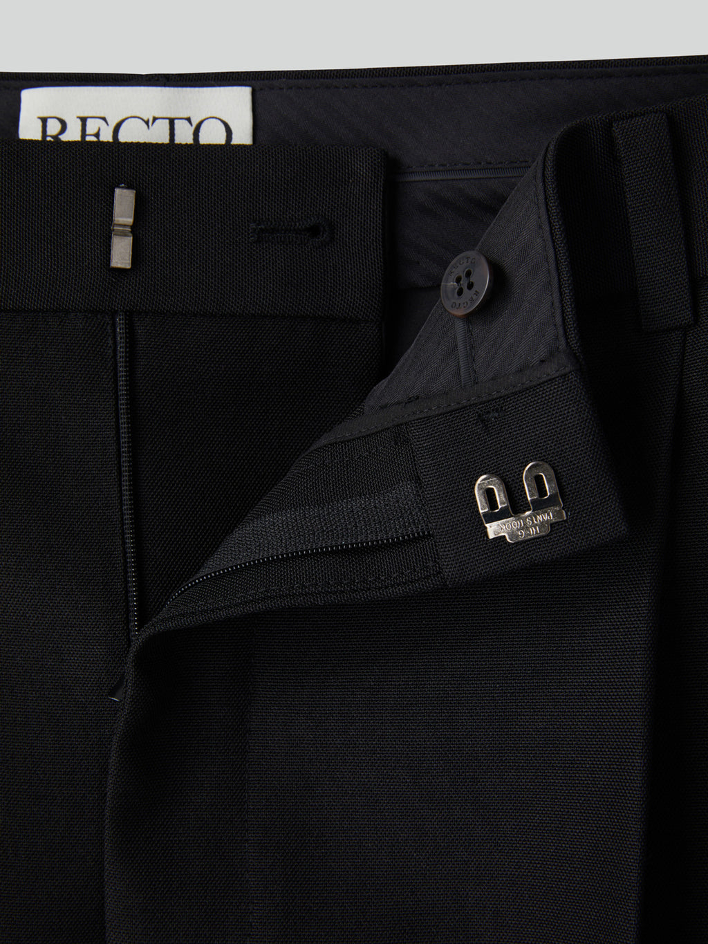 Recto - Double Pleated Suit Pants (Black) product image 6 | TRAB K-Fashion Australia