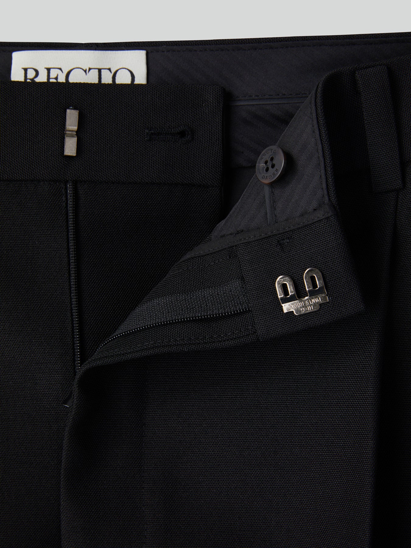 Recto - Double Pleated Suit Pants (Black) product image 6 | TRAB K-Fashion Australia