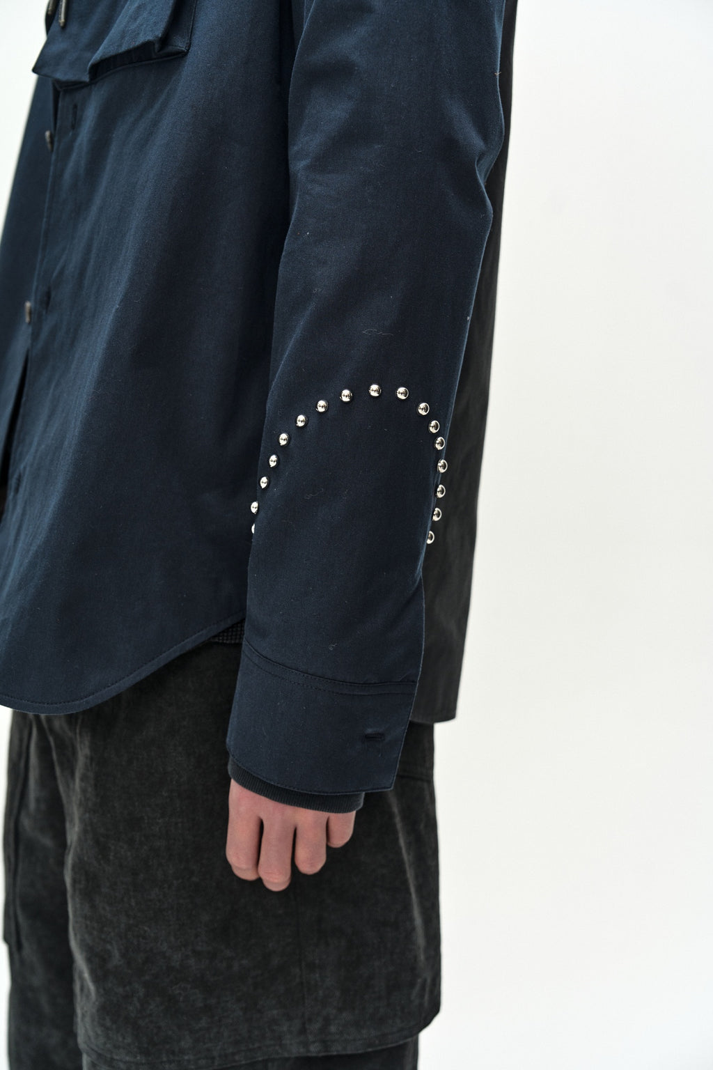 Andersson Bell - Roghen Studded Shirt (dark Navy) (Dark Navy) product image 7 | TRAB K-Fashion Australia