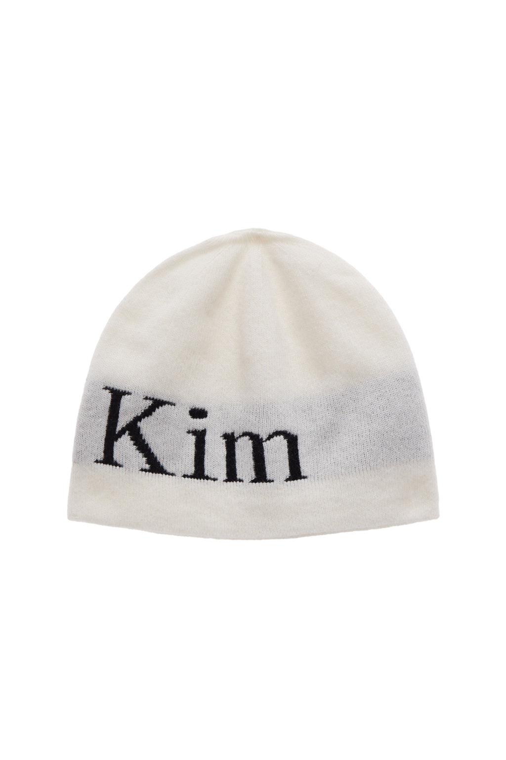 Matin Kim - Logo Jacquard Short Beanie (White) product image 9 | TRAB K-Fashion Australia