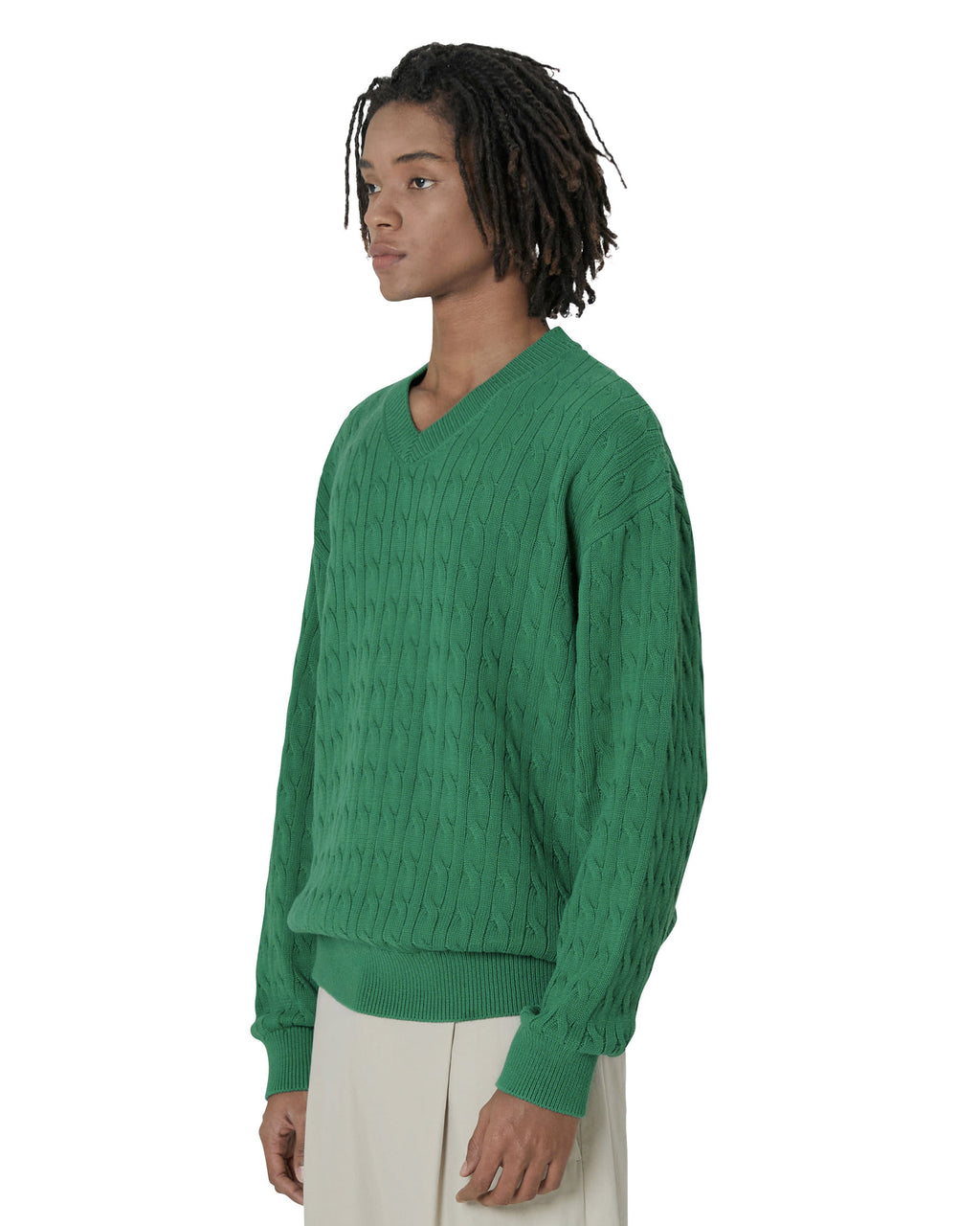 Brownyard - Cashmere Cable Sweater (Green) product image 3 | TRAB K-Fashion Australia