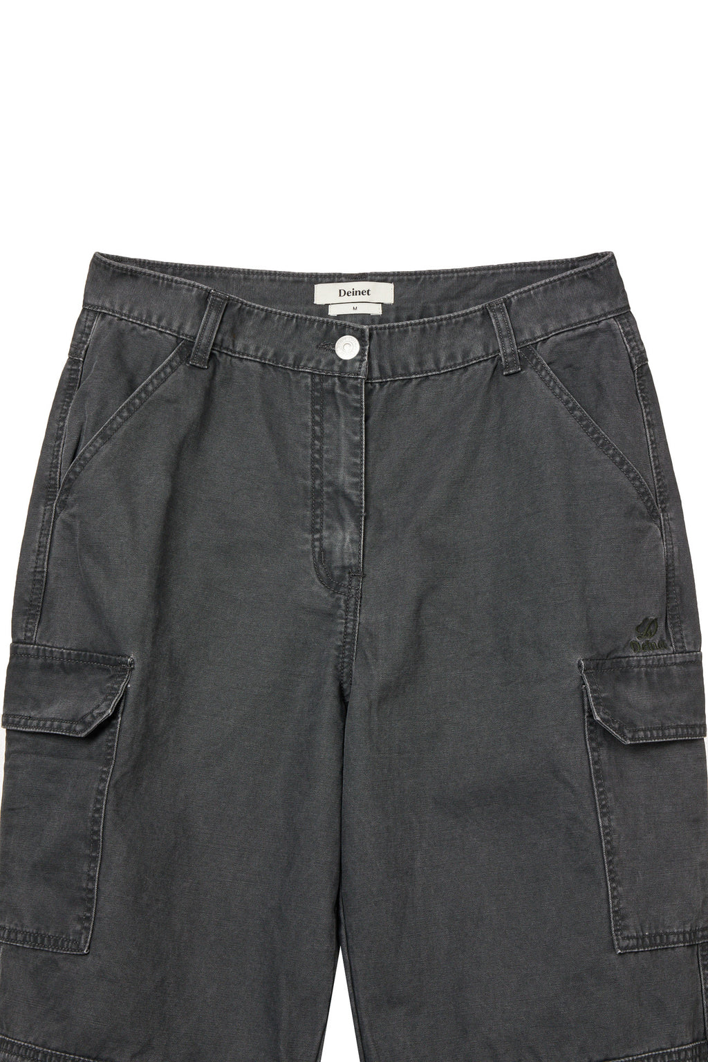 Deinet - Vintage Washed Cargo Pants (Charcoal) product image 3 | TRAB K-Fashion Australia
