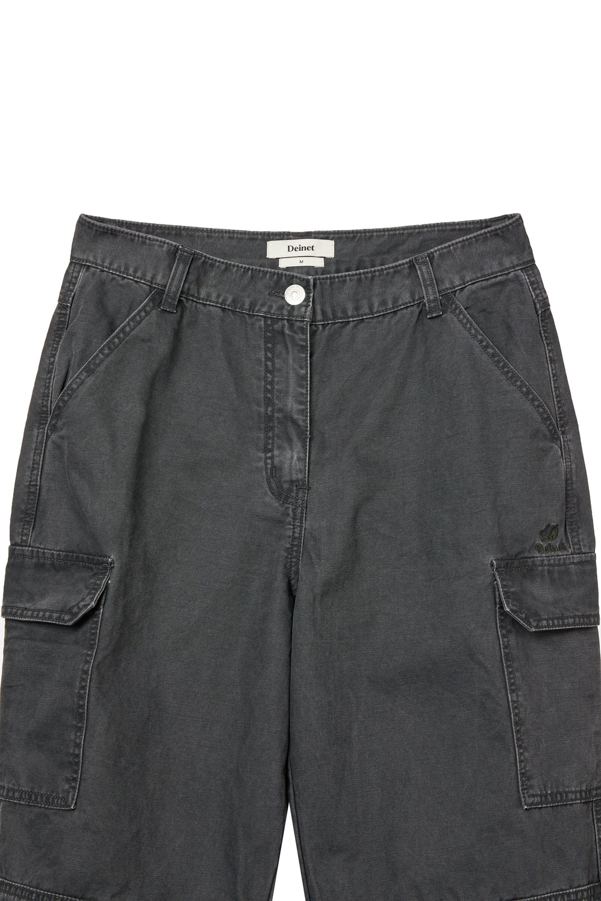 Deinet - Vintage Washed Cargo Pants (Charcoal) product image 3 | TRAB K-Fashion Australia