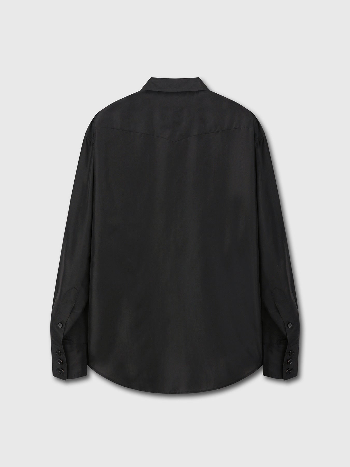 Tonywack - Silk Double Pocket Shirt (Black) product image 8 | TRAB K-Fashion Australia