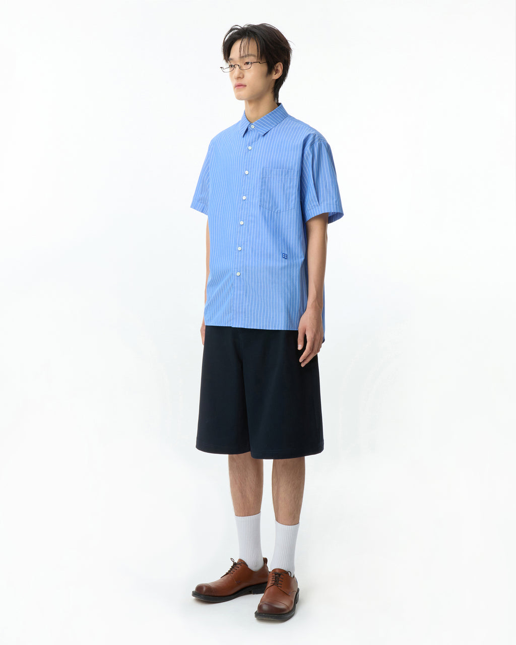 Ader Error - Sig; BL Tag half sleeve shirts 01 (Stripe) product image 15 | TRAB K-Fashion Australia