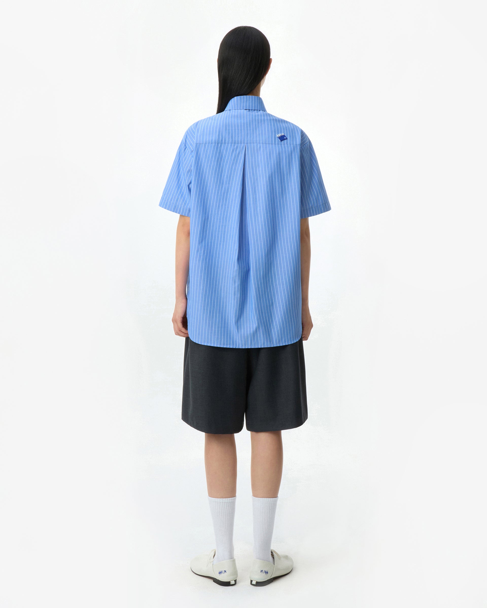 Ader Error - Sig; BL Tag half sleeve shirts 01 (Stripe) product image 5 | TRAB K-Fashion Australia