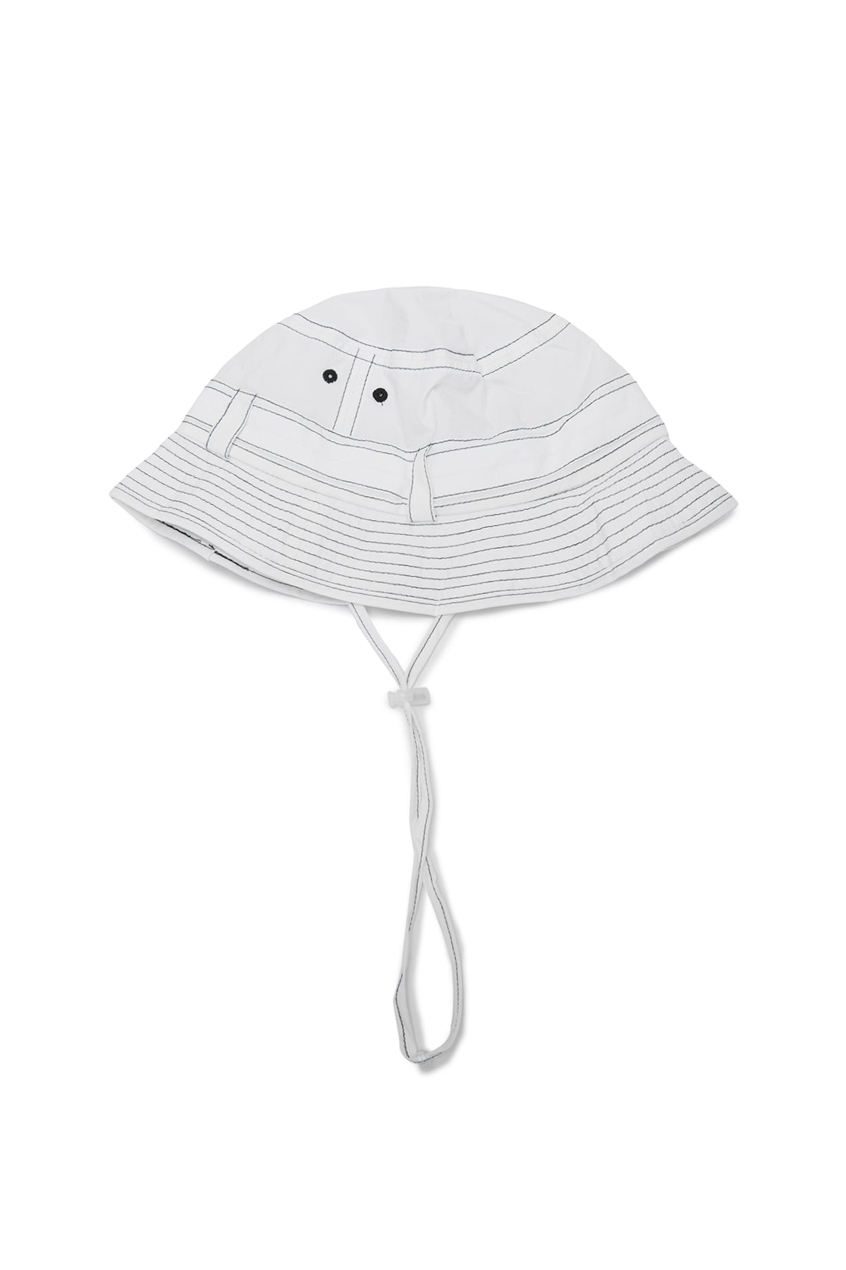 Matin Kim - Matin Stitch Safari Bucket Hat (White) product image 4 | TRAB K-Fashion Australia