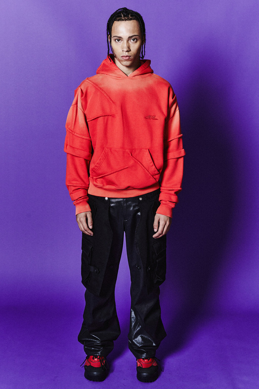 Andersson Bell - Mardro Gradient Hoodie (Tangerine) product image 2 | TRAB K-Fashion Australia
