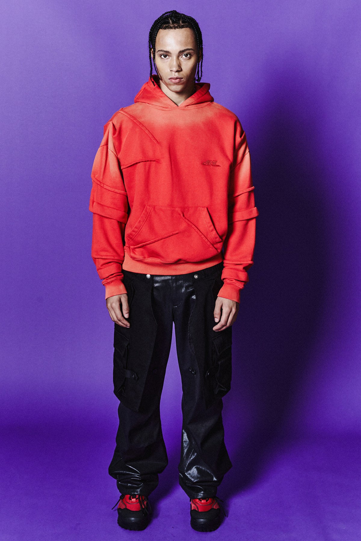 Andersson Bell - Mardro Gradient Hoodie (Tangerine) product image 2 | TRAB K-Fashion Australia